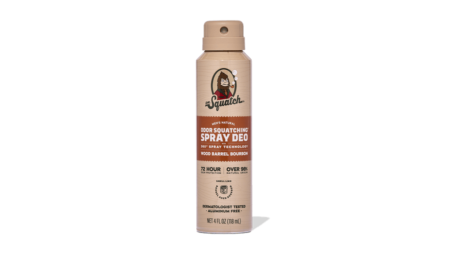 Wood Barrel Bourbon Spray Deodorant - Fresh Notes