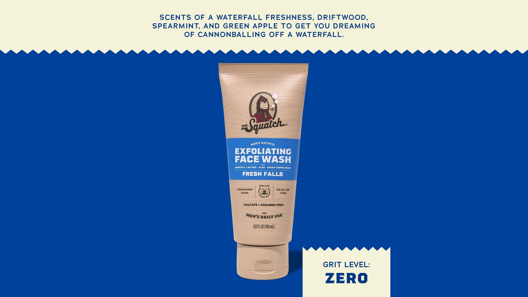 Fresh Falls Exfoliating Face Wash - Easy Spritz