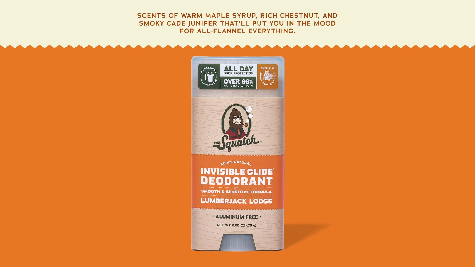 Lumberjack Lodge Invisible Glide Deodorant - Cozy Glow