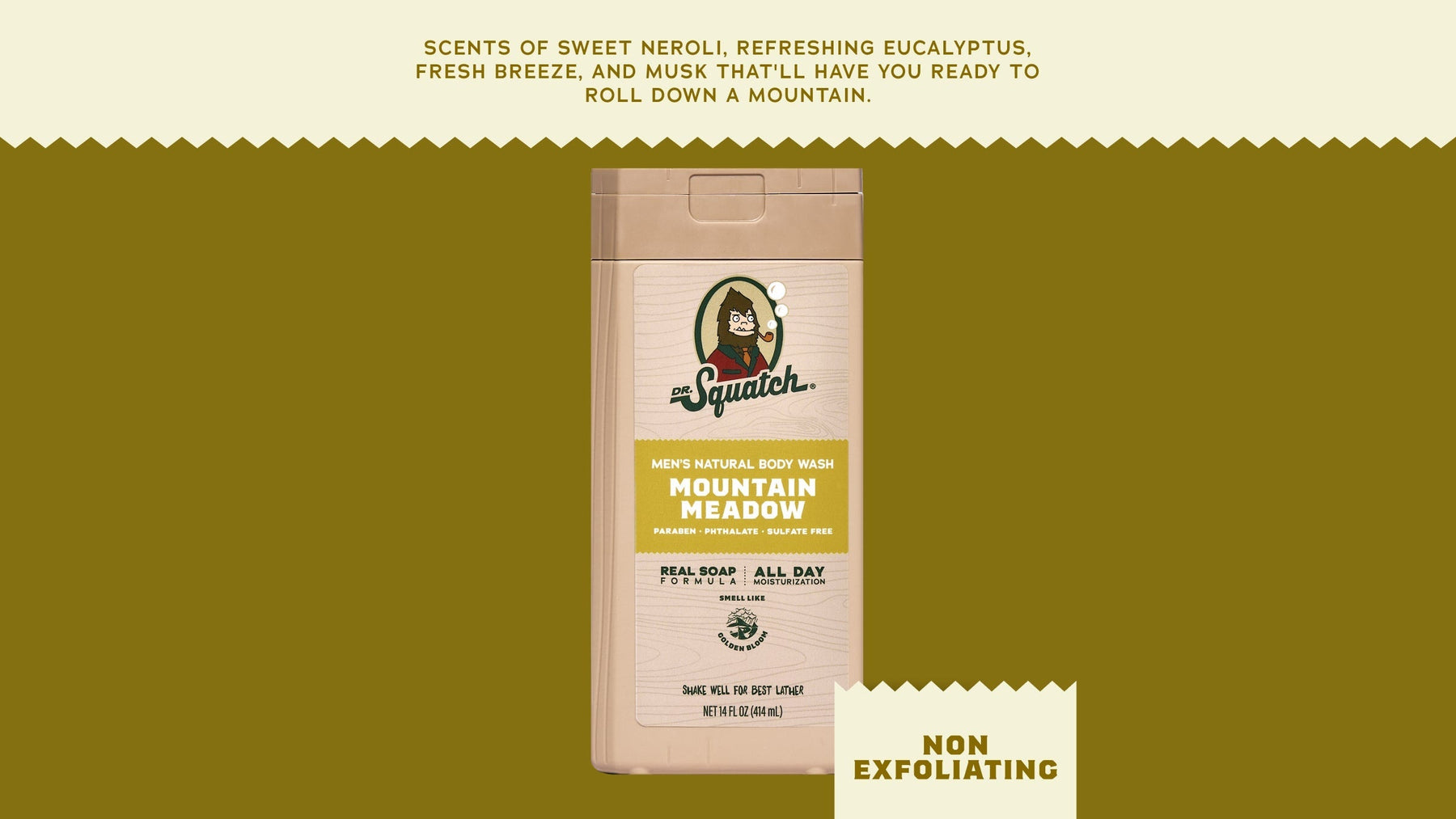 14 oz Mountain Meadow Body Wash - Classic Notes