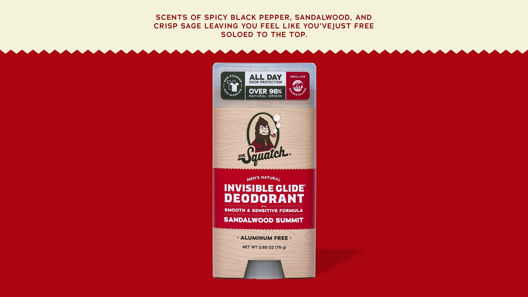 Sandalwood Summit Invisible Glide Deodorant - Easy Spritz