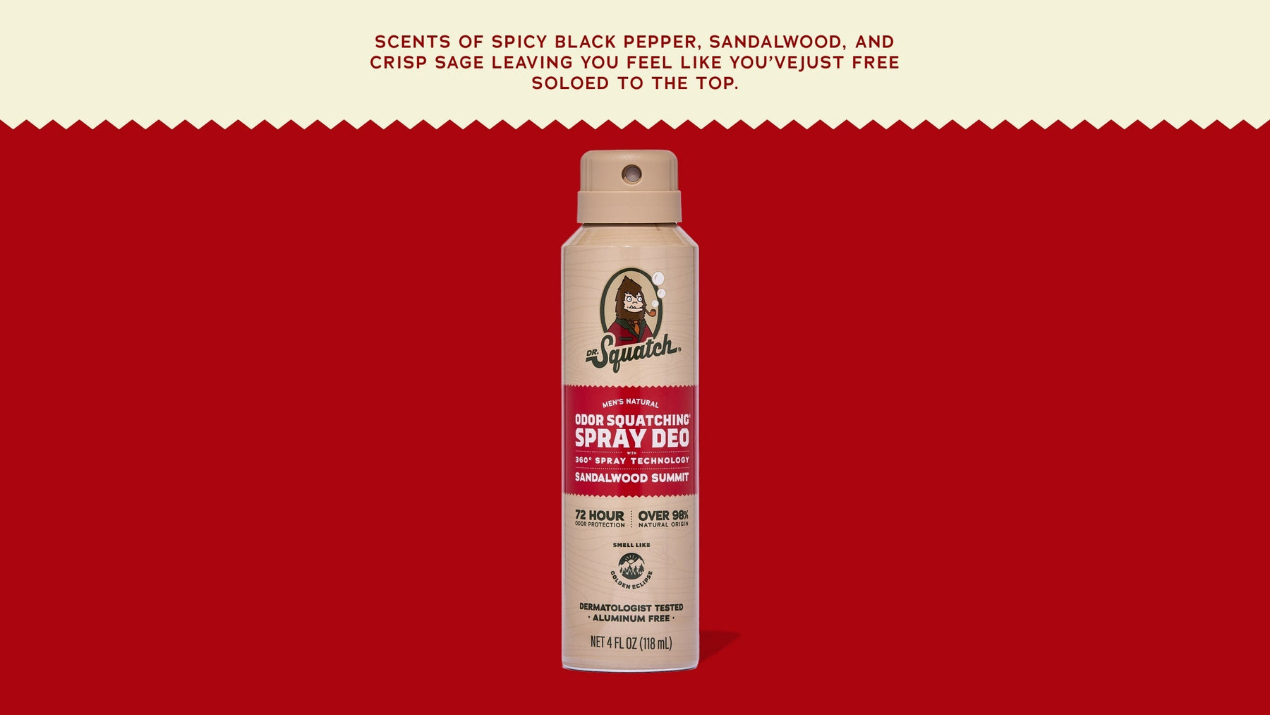 Sandalwood Summit Spray Deodorant - Bright Scent