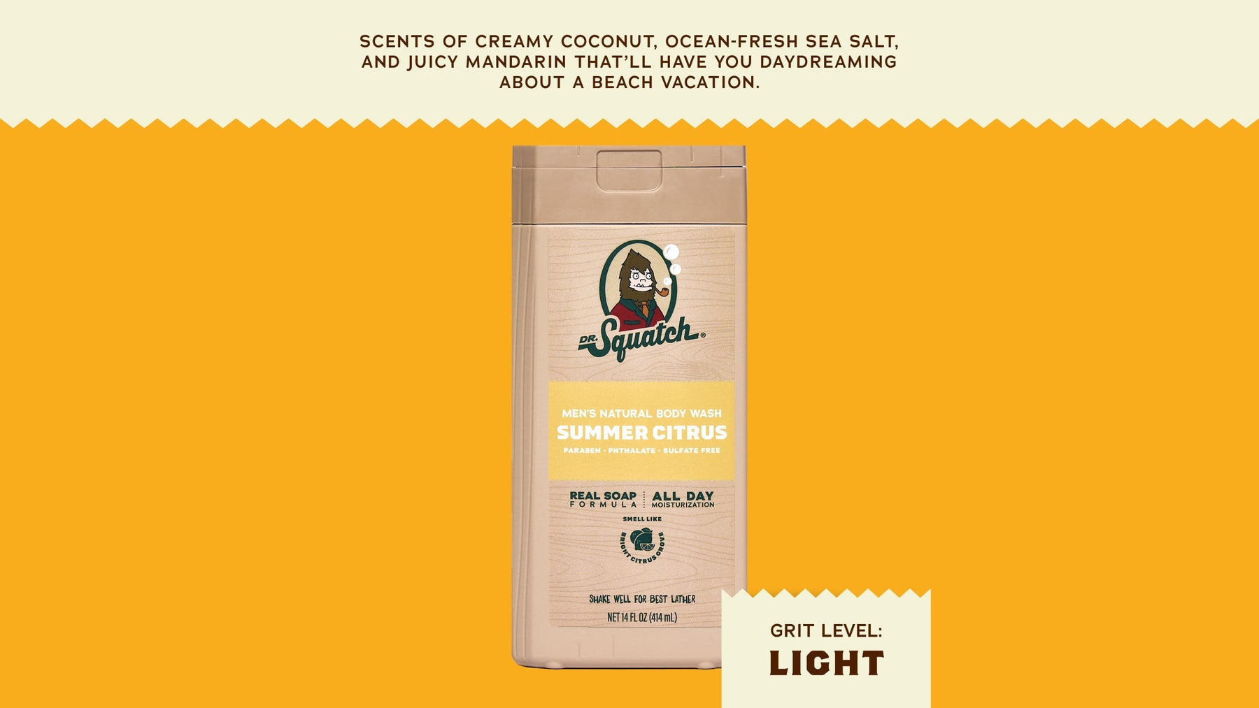 14 oz Summer Citrus Body Wash - Warm Blend