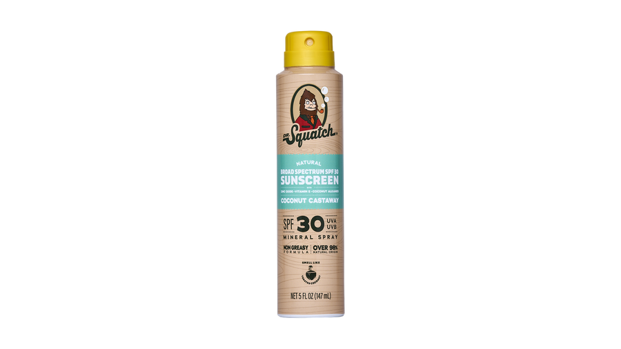 Dr. Squatch Spray | SPF 30 UVA/UVB Protection | Non-Greasy Mineral Sunscreen for Men - Easy Routine