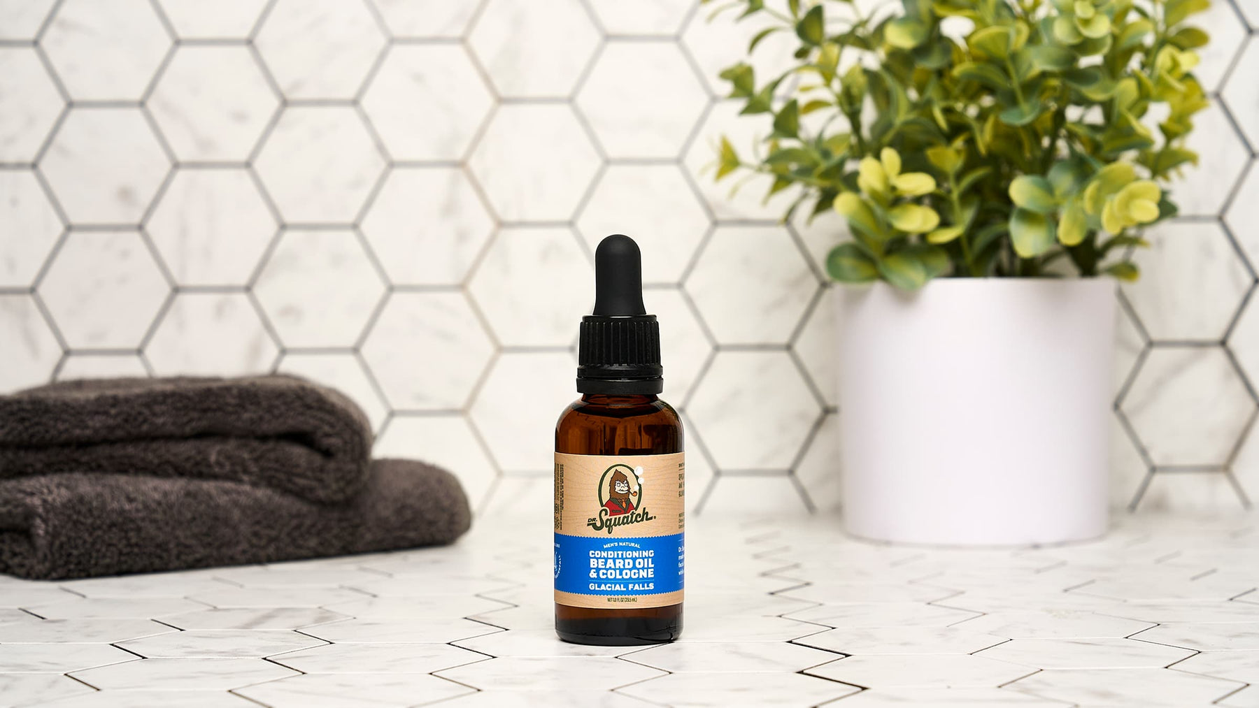 Conditioning Beard Oil & Cologne Glacial Falls - Bright Finish