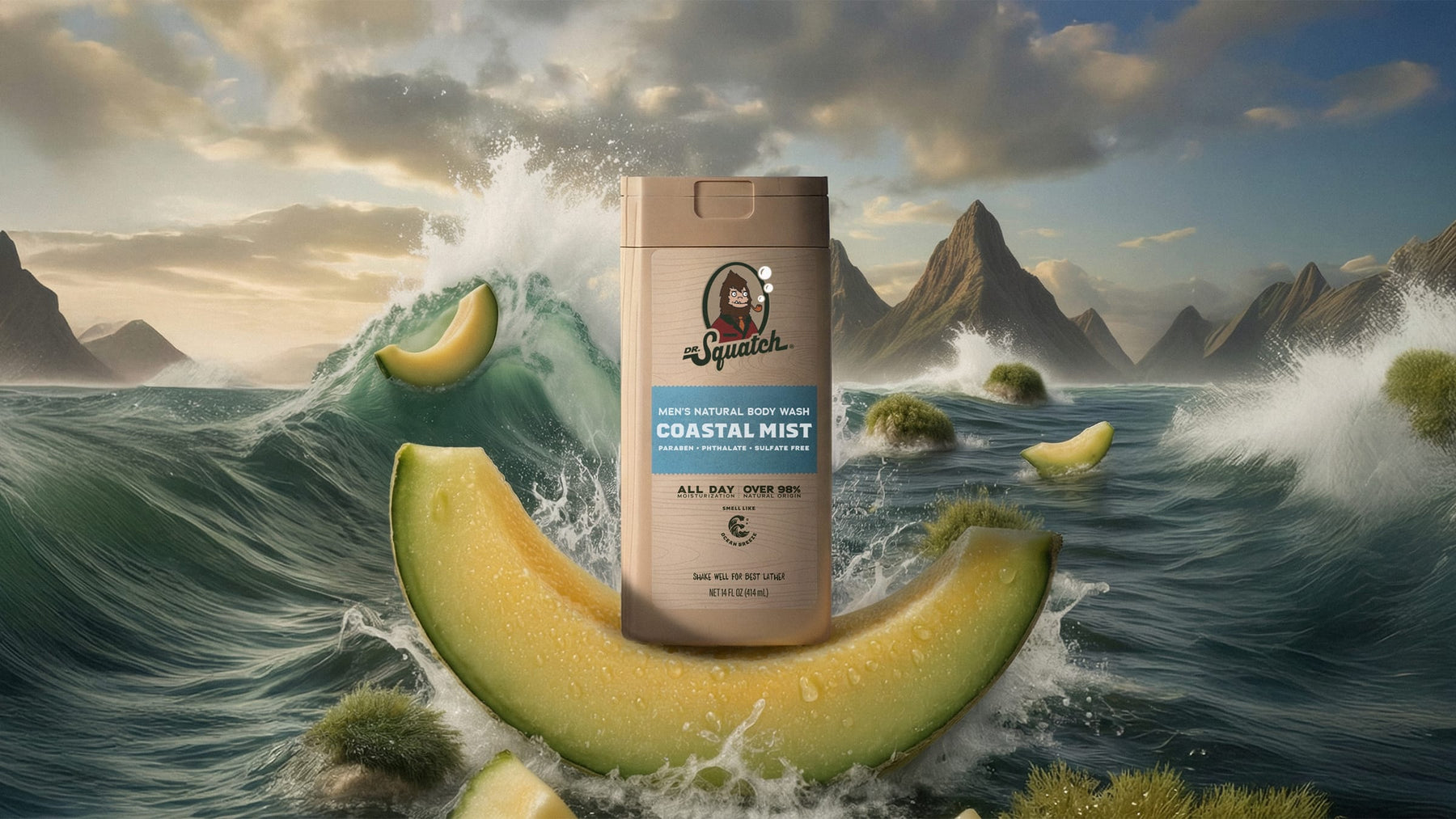 14 oz Coastal Mist Body Wash - Daily Scent
