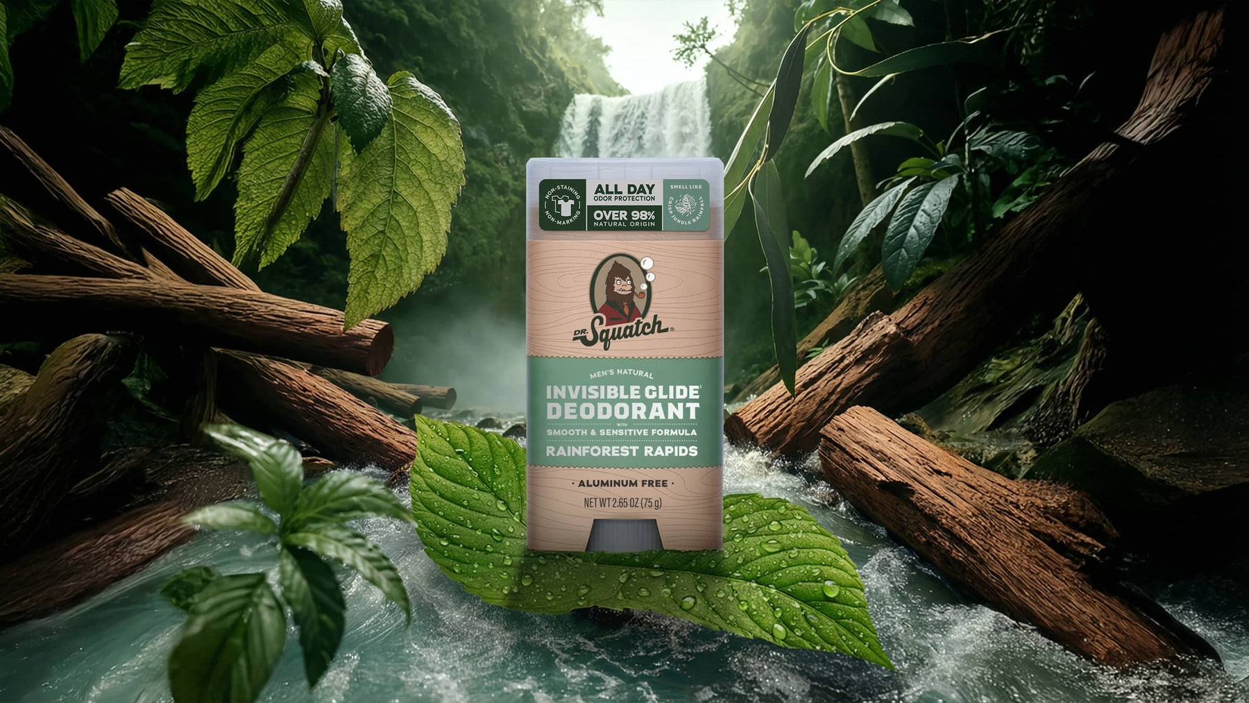 Rainforest Rapids Invisible Glide Deodorant - Fresh Notes