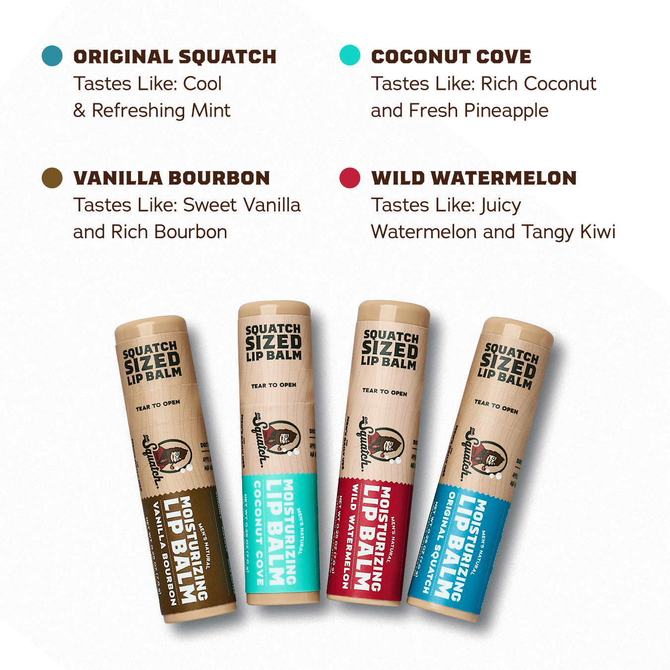 Lip Balm 4-Pack - Clean Bundle
