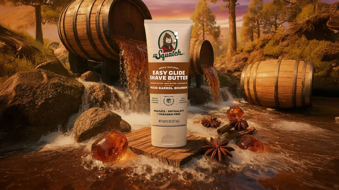 Easy Glide Shave Butter Wood Barrel Bourbon - Clean Bundle
