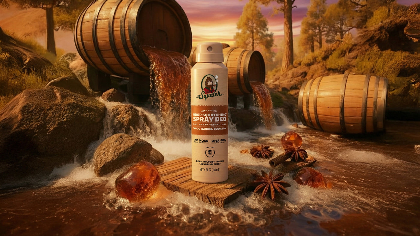 Wood Barrel Bourbon Spray Deodorant - Bright Scent