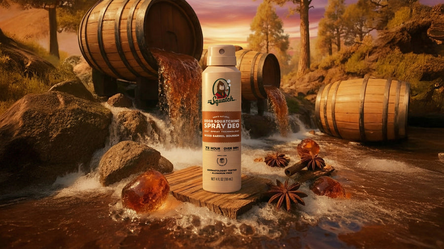 Wood Barrel Bourbon Spray Deodorant - Bright Scent