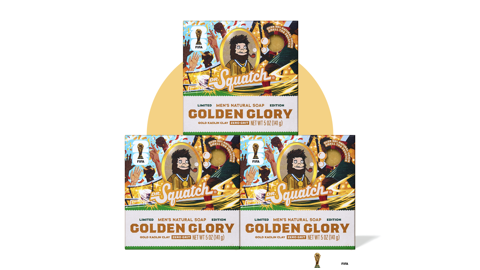 FIFA Golden Glory 3-Pack Bar Soap Bundle - Daily Set