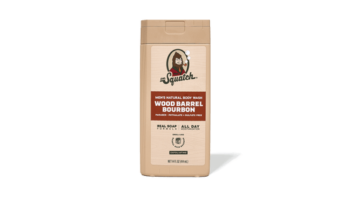 14 oz Wood Barrel Bourbon Exfoliating Body Wash - Classic Notes